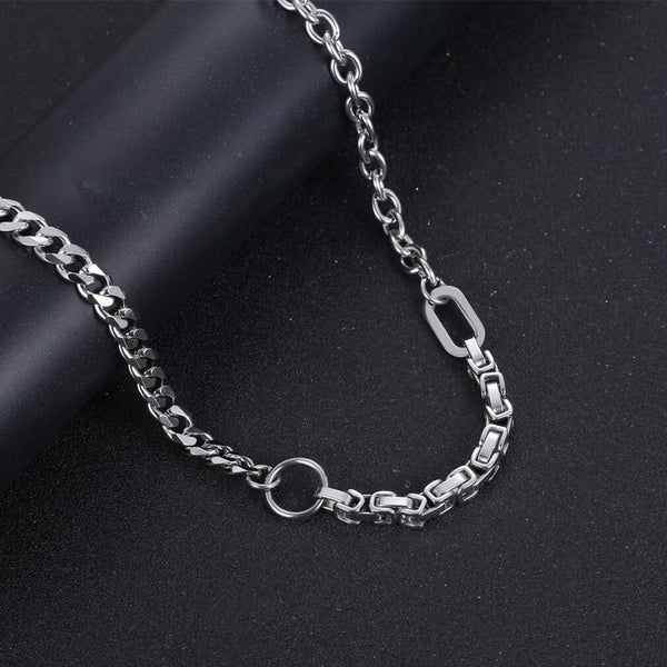 Hip Hop Stainless Steel Chain Necklace For Men Or Women Curb Cuban Link Chain Punk Fashion