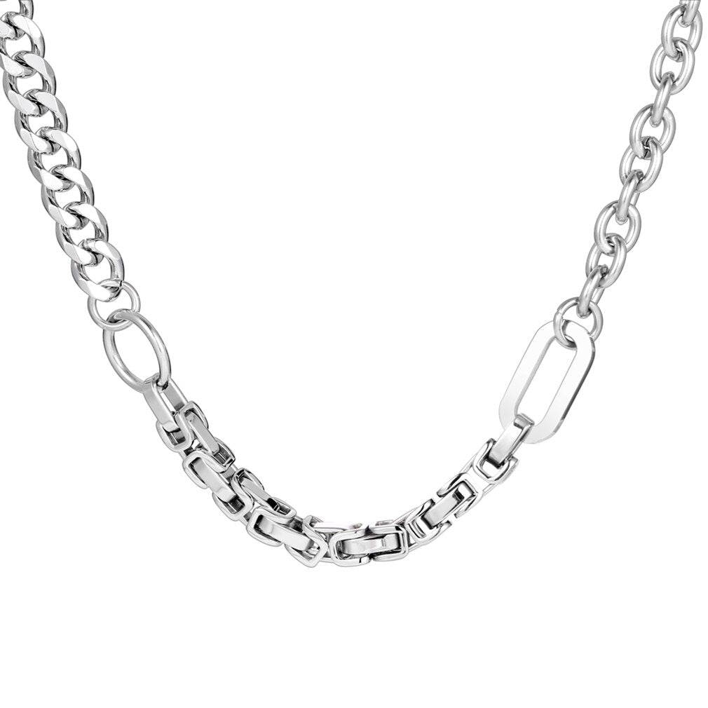 Hip Hop Stainless Steel Chain Necklace For Men Or Women Curb Cuban Link Chain Punk Fashion